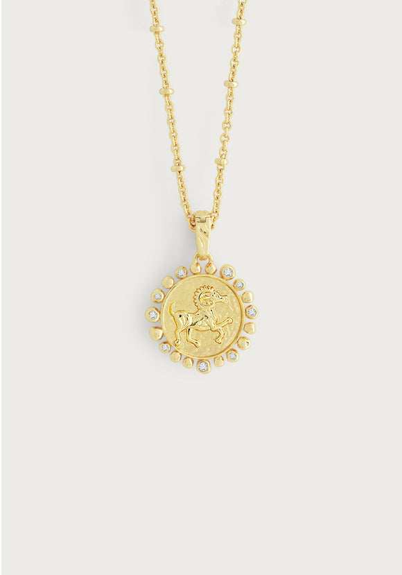 Anabel Aram Zodiac Pendant Necklace