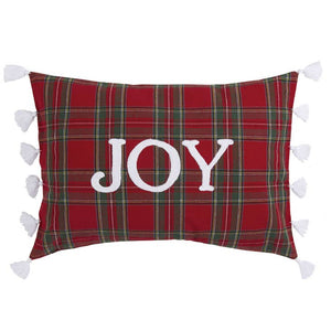 Joy Embroidered Pillow