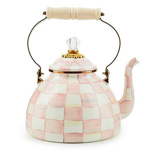 Rosy Check 3 Quart Tea Kettle