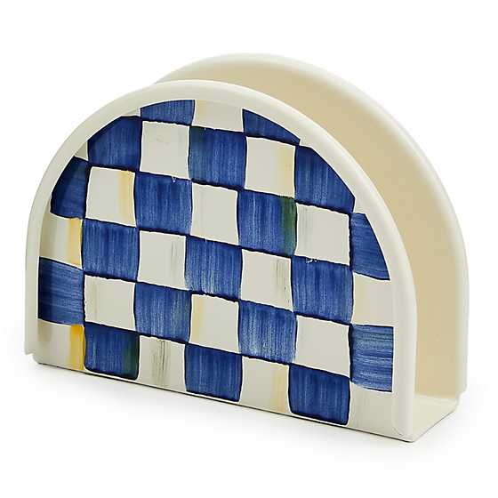 Royal Check Enamel Napkin Holder – The Little House Shop