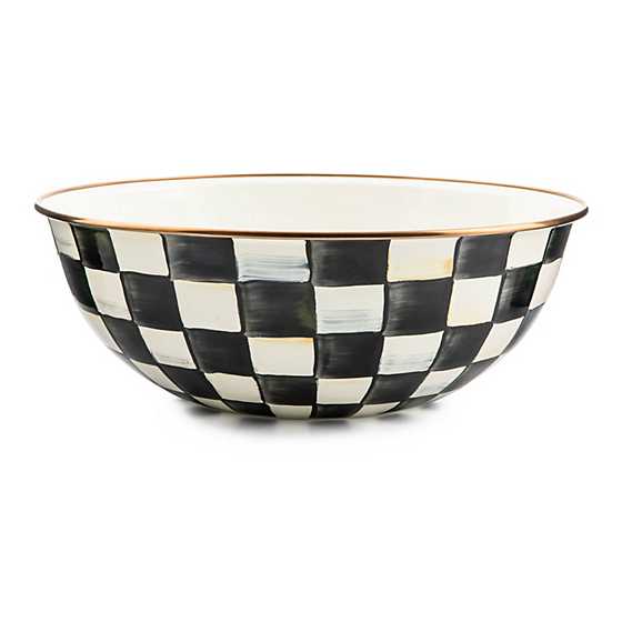 MacKenzie-Childs Courtly Check Enamel Bowl - Thumbnail 4