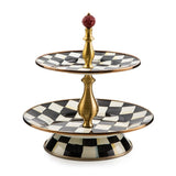 Courtly Check Enamel Sweet Stand