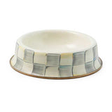 Sterling Check Enamel Pet Dish