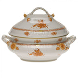 Herend Chinese Bouquet Rust Serveware