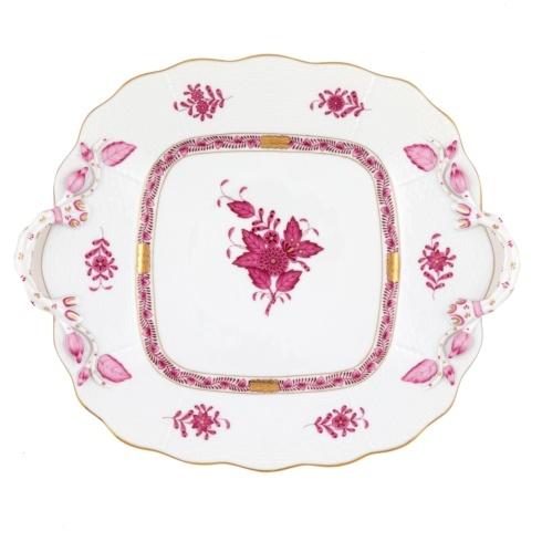 Herend Chinese Bouquet Raspberry Serveware