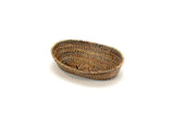 Oval Bread Basket with Scalloped Edge