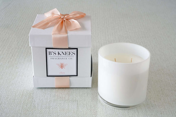 Eliza Basketweave 3-Wick Candle