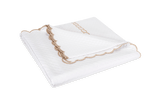 Matouk Classic Chain Scallop Matelassé Coverlet