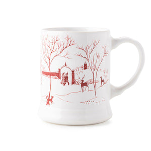 Country Estate Ruby Mug, Winter Frolic