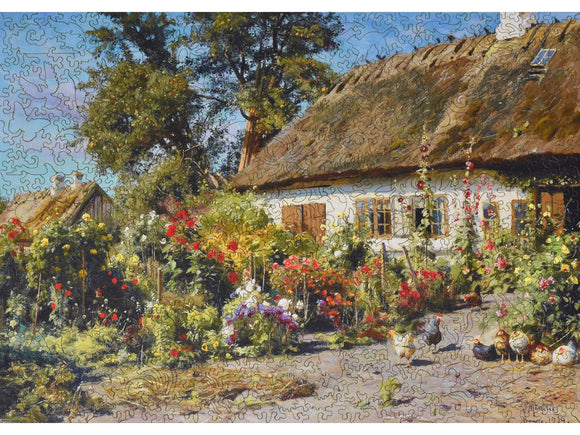 Liberty A Cottage Garden with Chickens