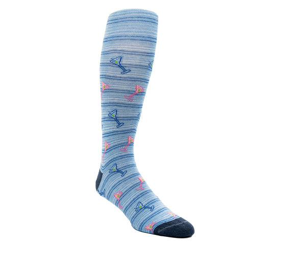 Martini Stripe Sock