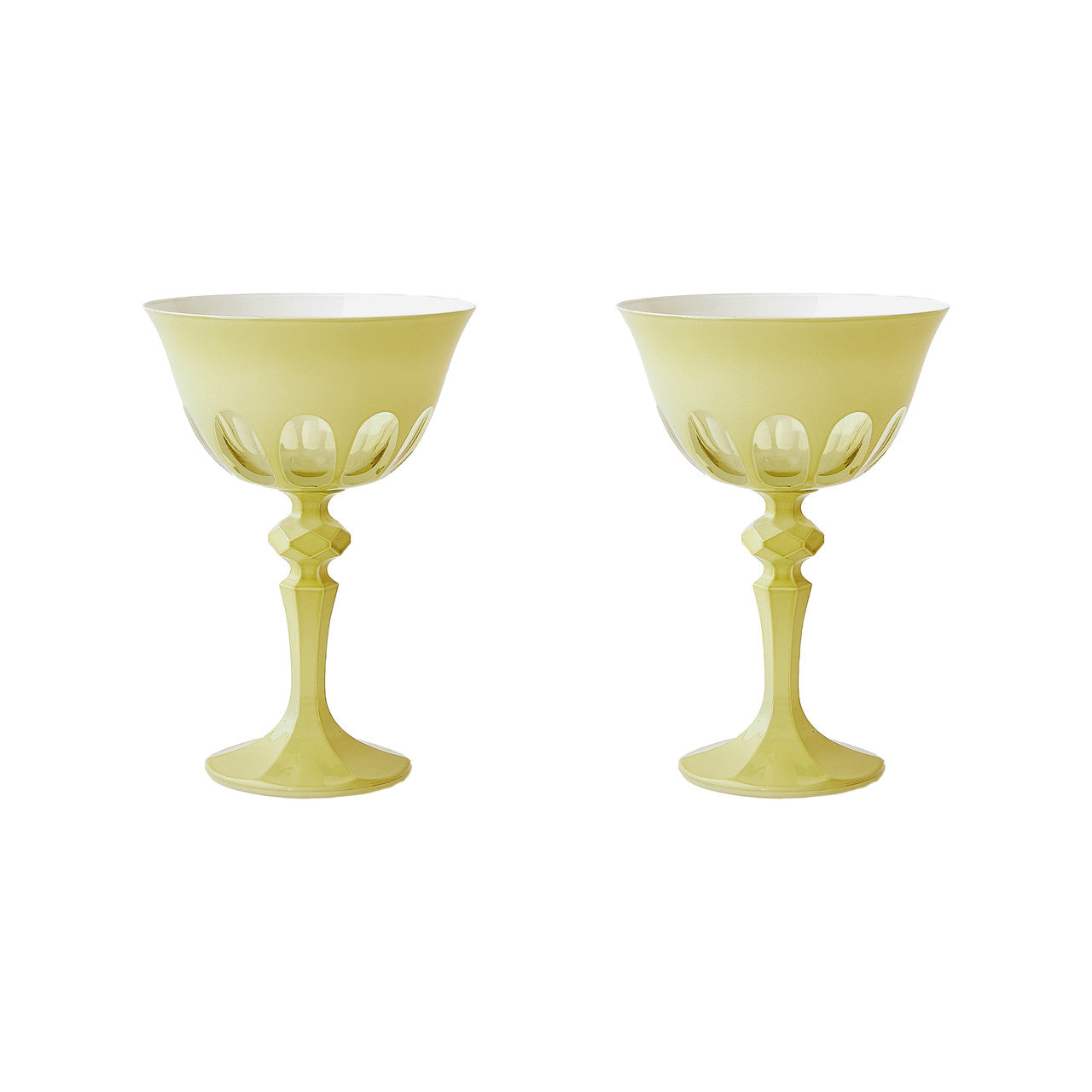 Rialto Glassware Pair, Solid