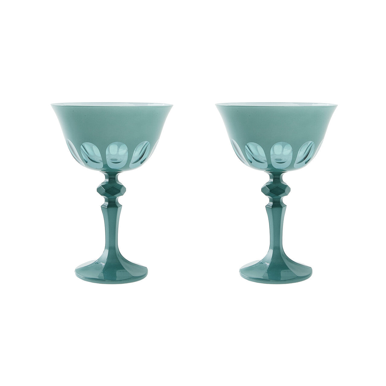 Rialto Glassware Pair, Solid
