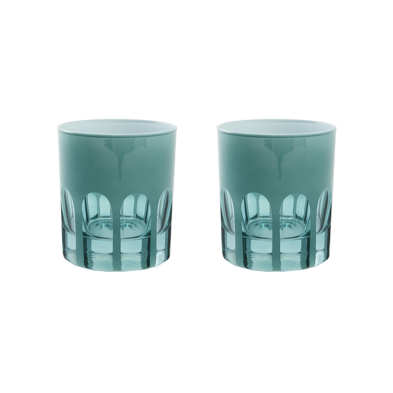 Rialto Glassware Pair, Solid