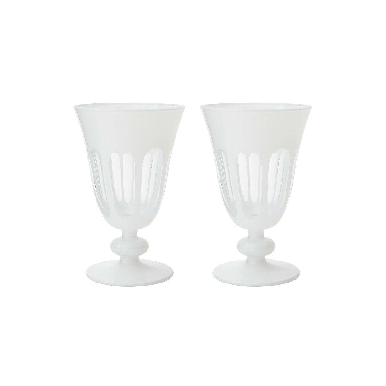 Rialto Glassware Pair, Solid