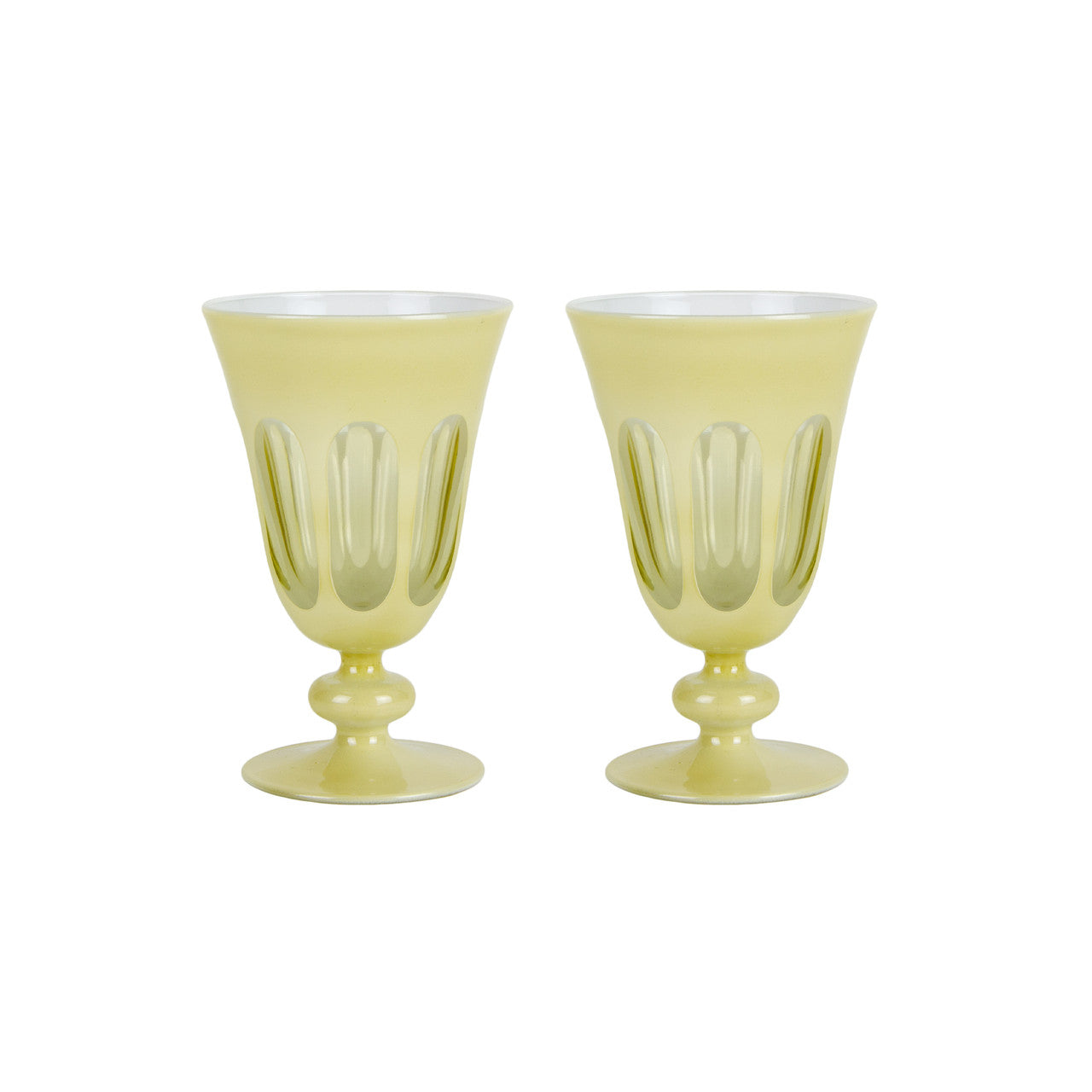 Rialto Glassware Pair, Solid