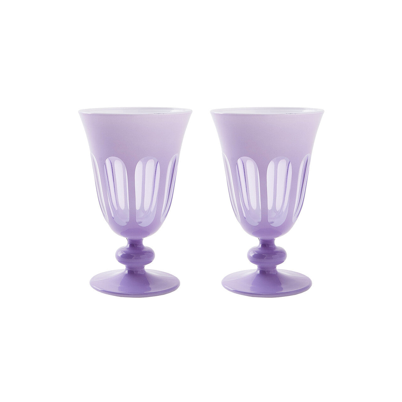 Rialto Glassware Pair, Solid
