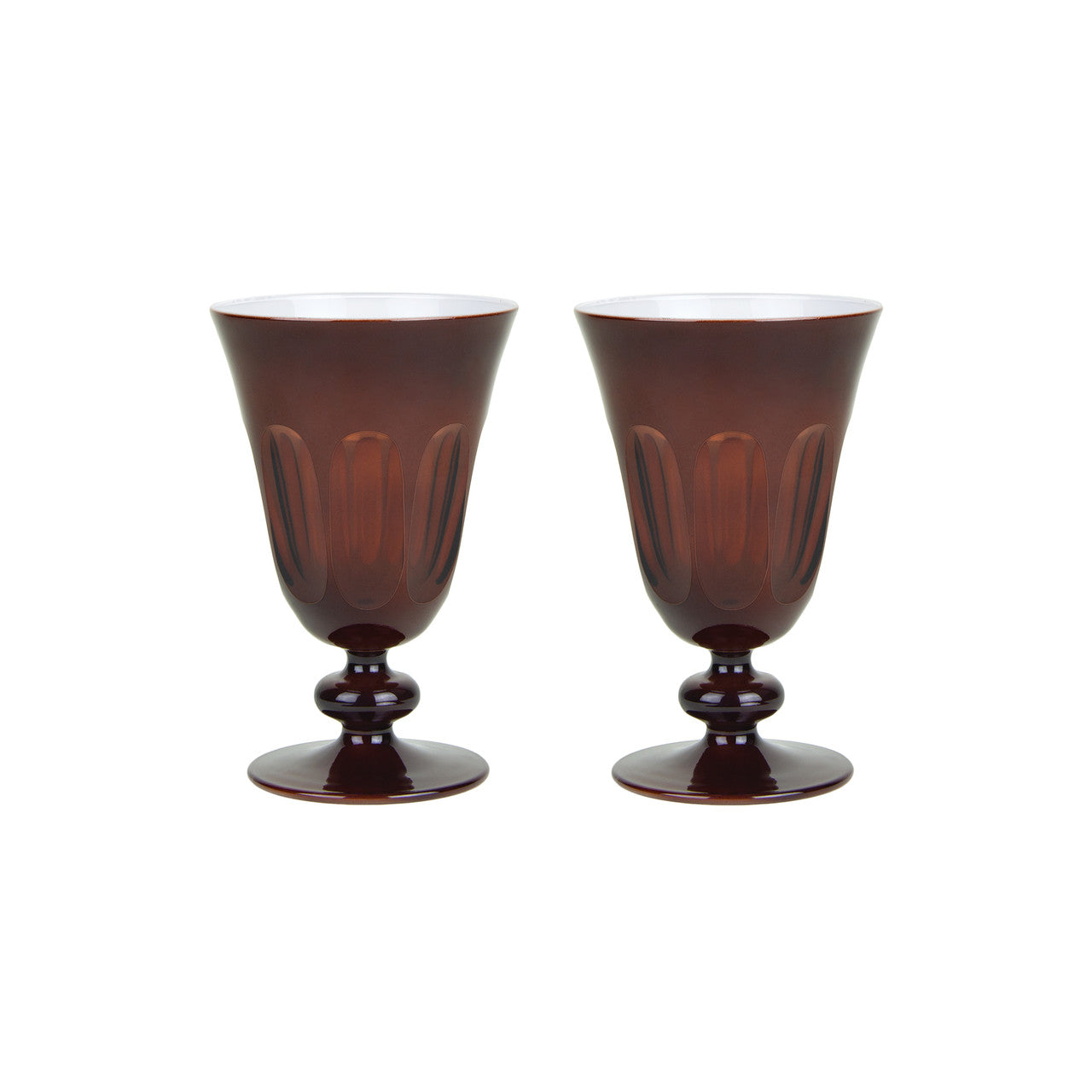 Rialto Glassware Pair, Solid