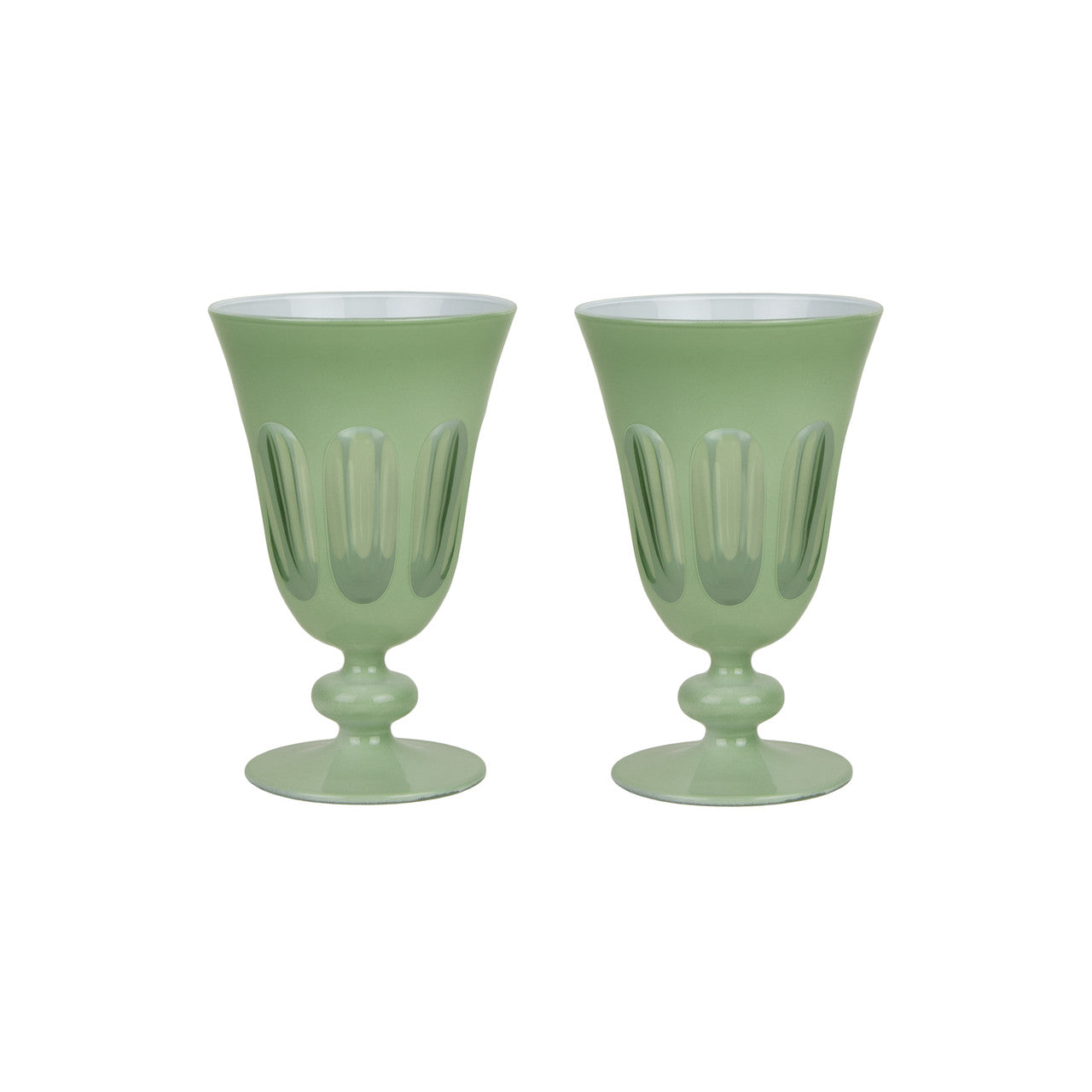 Rialto Glassware Pair, Solid
