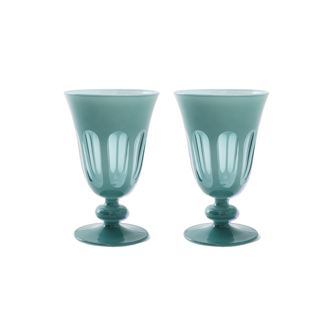 Rialto Glassware Pair, Solid