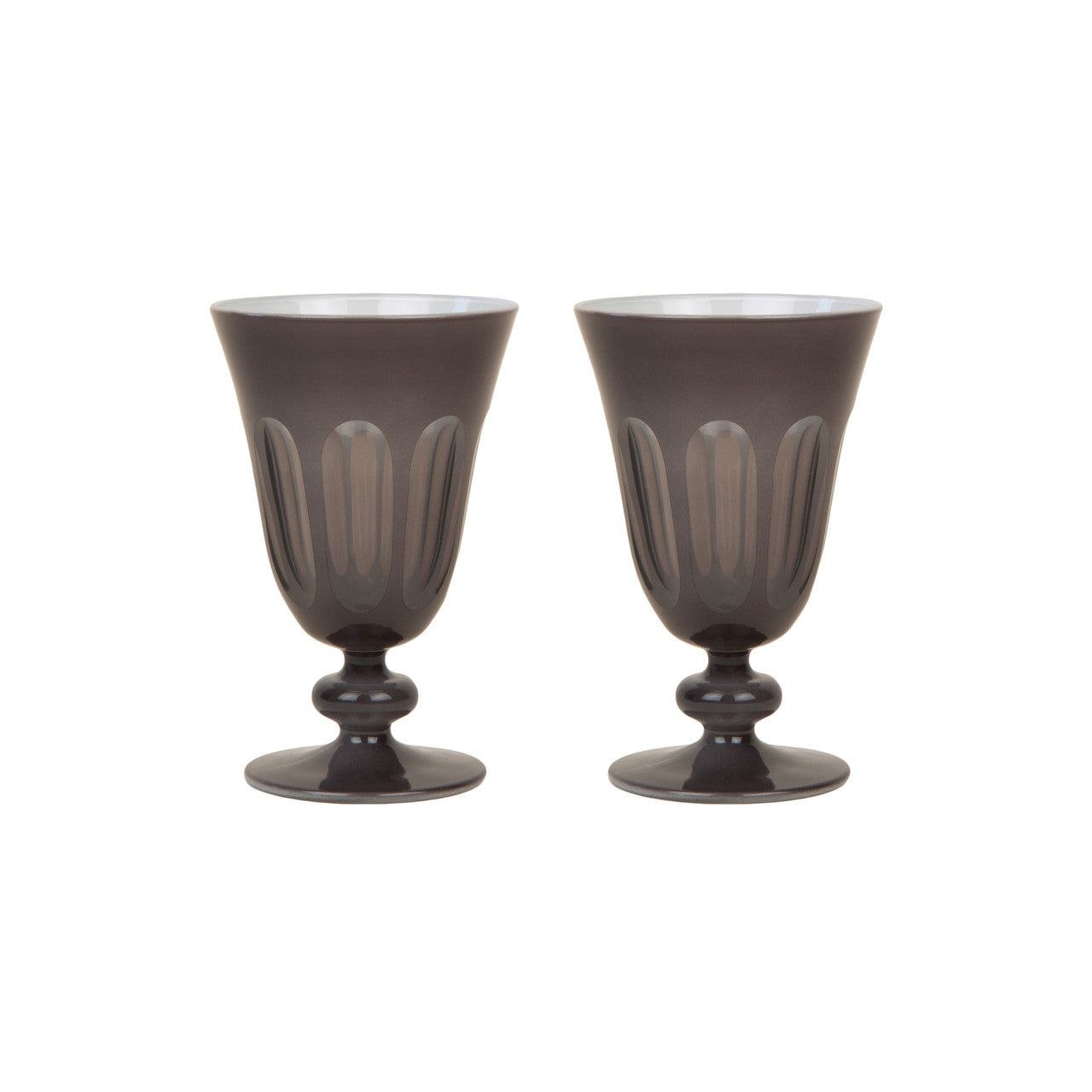 Rialto Glassware Pair, Solid