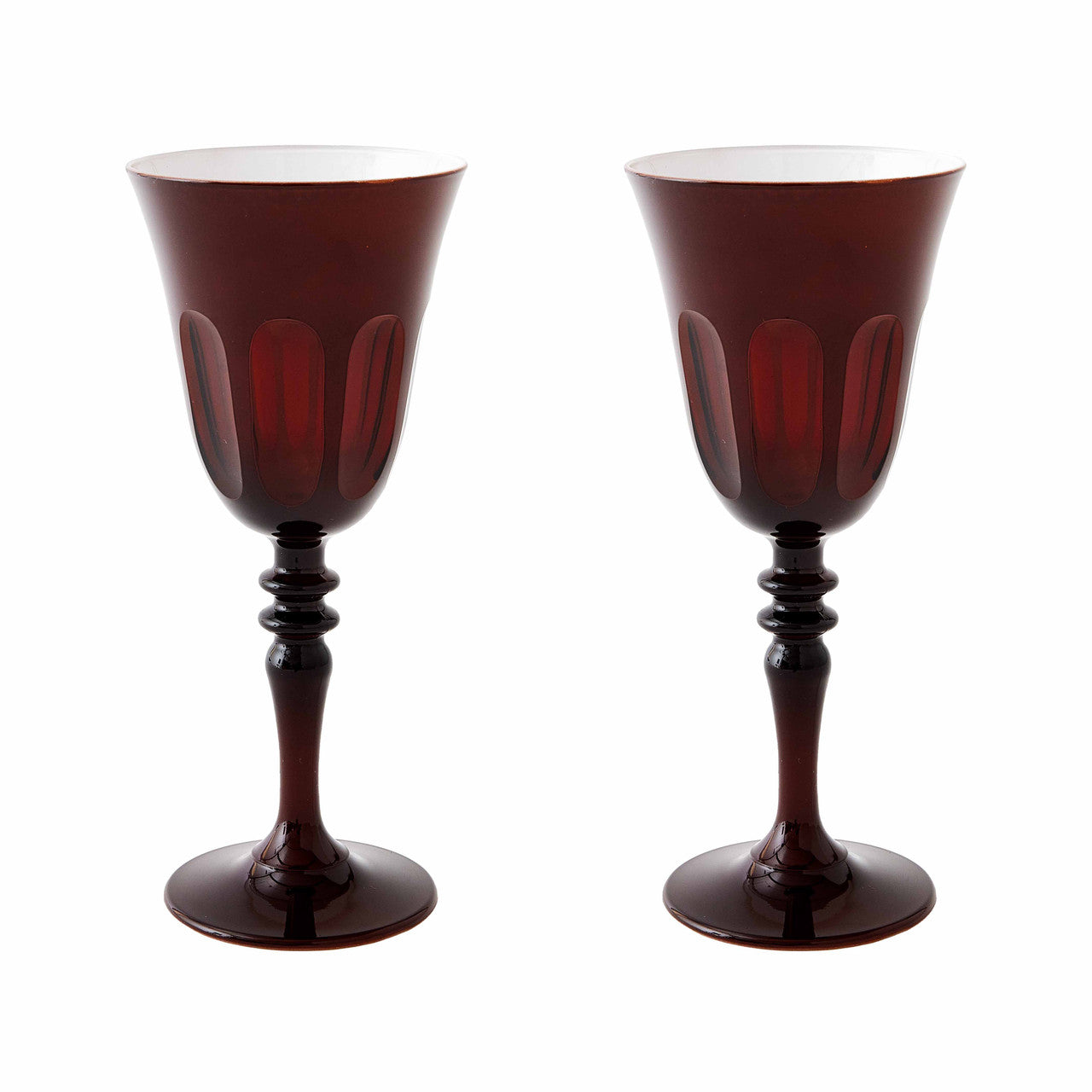 Rialto Glassware Pair, Solid