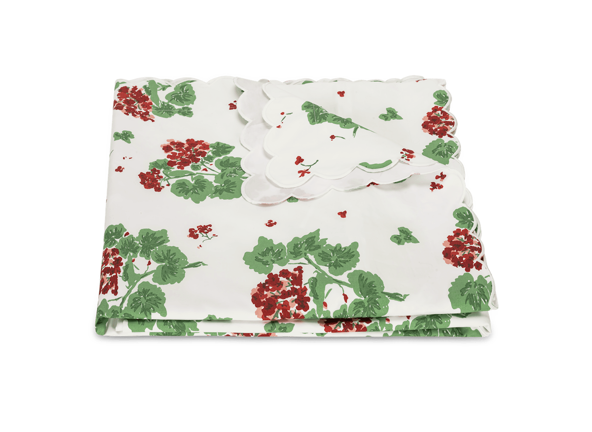 Matouk Geranium Duvet Cover