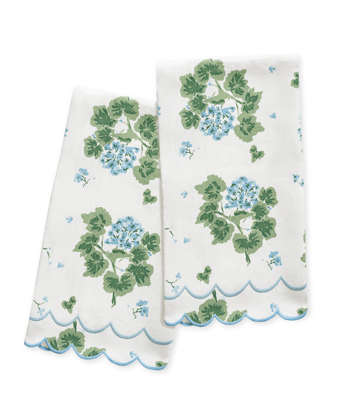 Matouk Geranium Linen Guest Towels- Set of 2