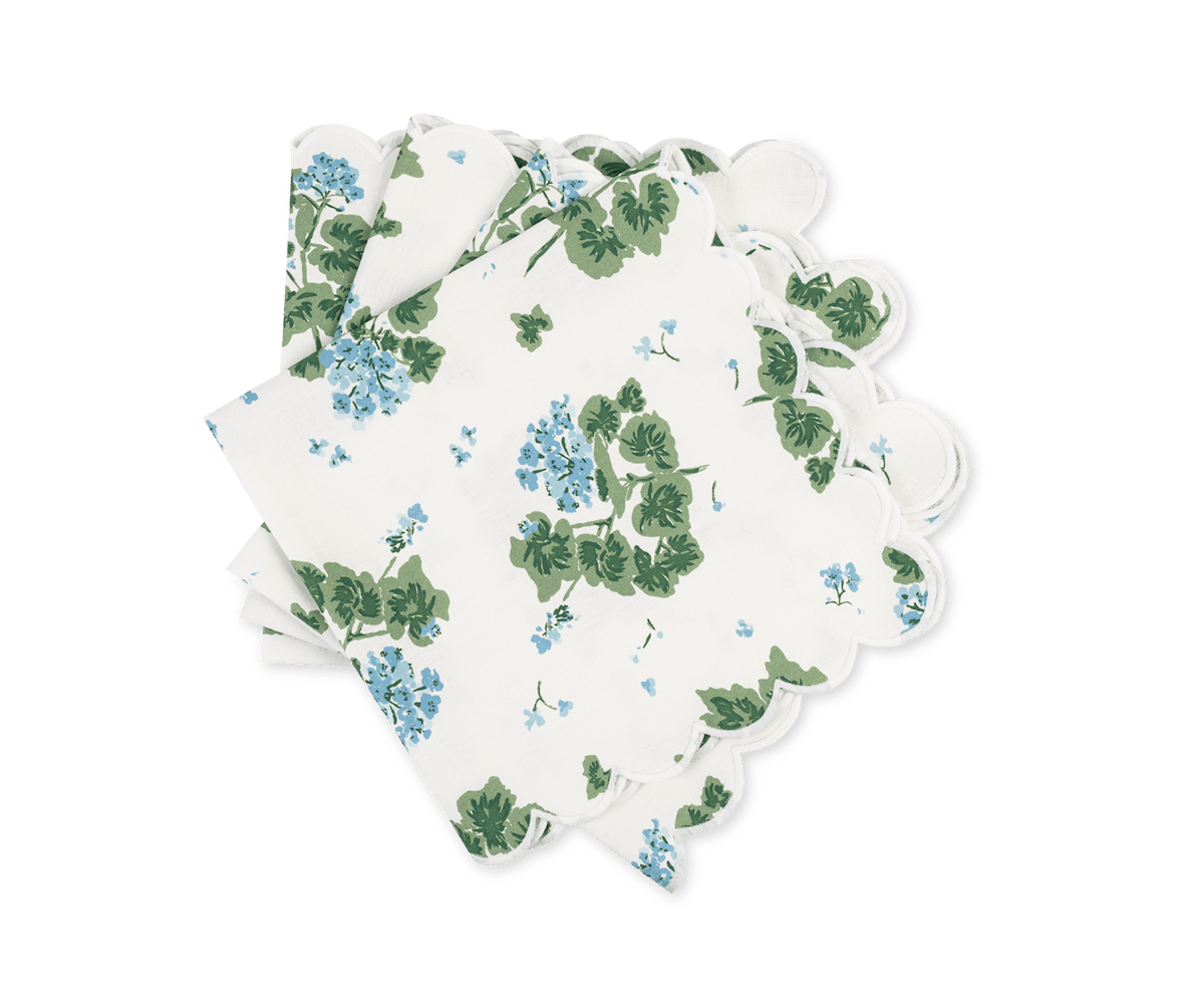 Matouk Geranium Linen Napkins- Set of 4