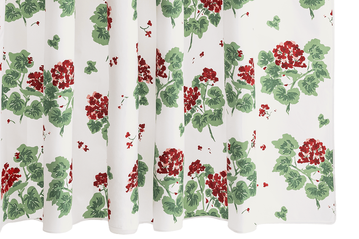 Matouk Geranium Shower Curtain