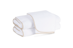 Matouk Giza Bath Collection Sand with Monogram 2023