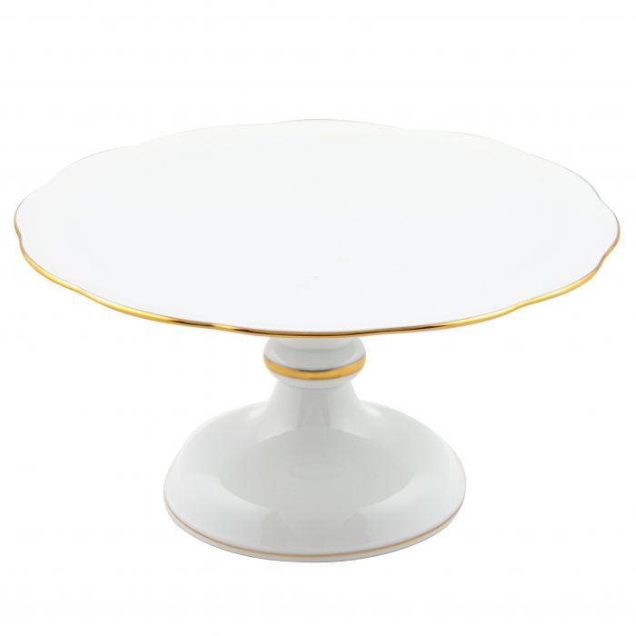 Herend Footed Cake Plate, Gold