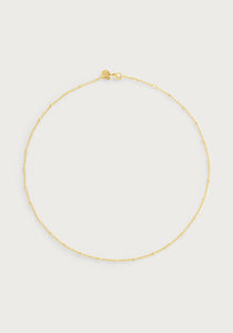 Anabel Aram Molten Bead Chain Necklace, Gold