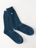 Sleeping Socks with Embroidered Heart