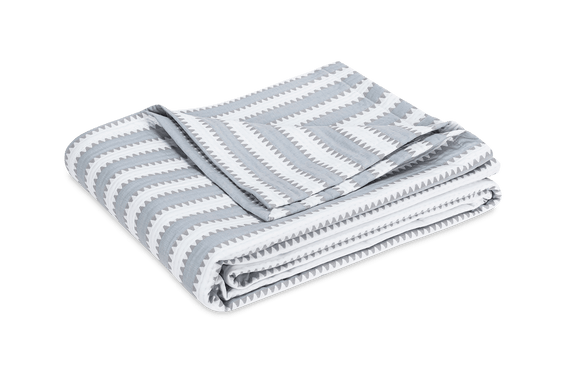 Matouk Apollo Stripe Matelasse Coverlet