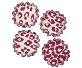Matouk Iconic Leopard Napkins, Set of 4