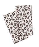 Matouk Iconic Leopard Guest Towels