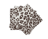 Matouk Iconic Leopard Napkins, Set of 4