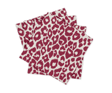 Matouk Iconic Leopard Napkins, Set of 4