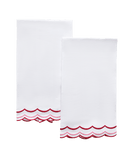 Matouk India Three Guest Towel, Set of 2