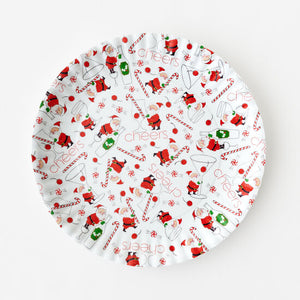 Cocktails w/ Santa "Paper" Platter