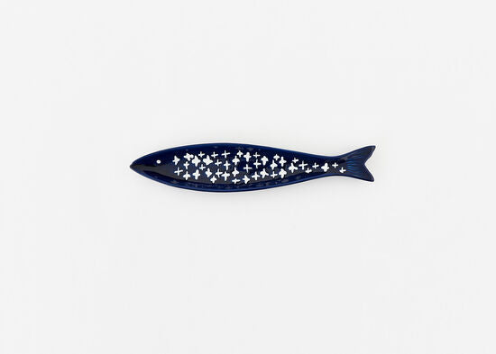Fish Geometric Olive Tray, 14"