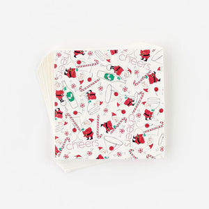Cocktails with Santa Napkin