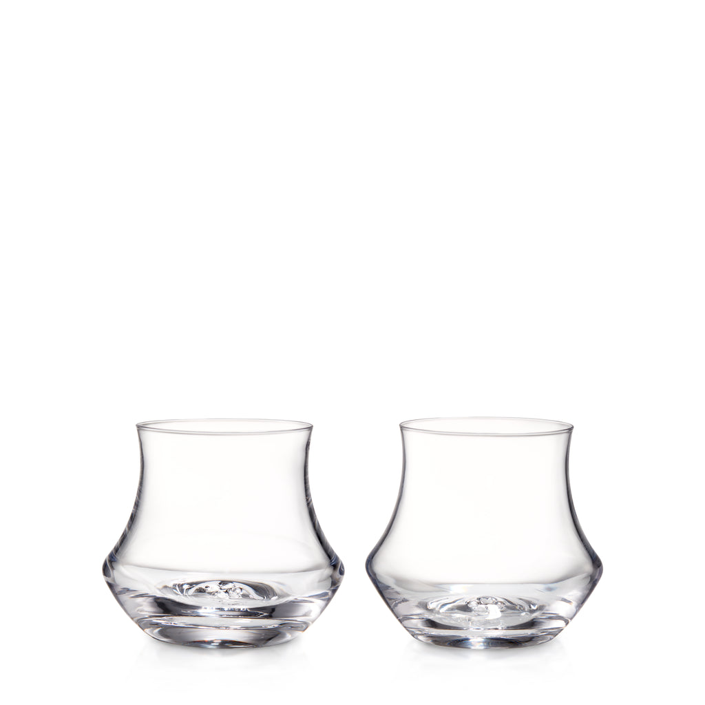 Simon Pearce Madison Stemless Wine Glass in Gift Box - Set of 2
