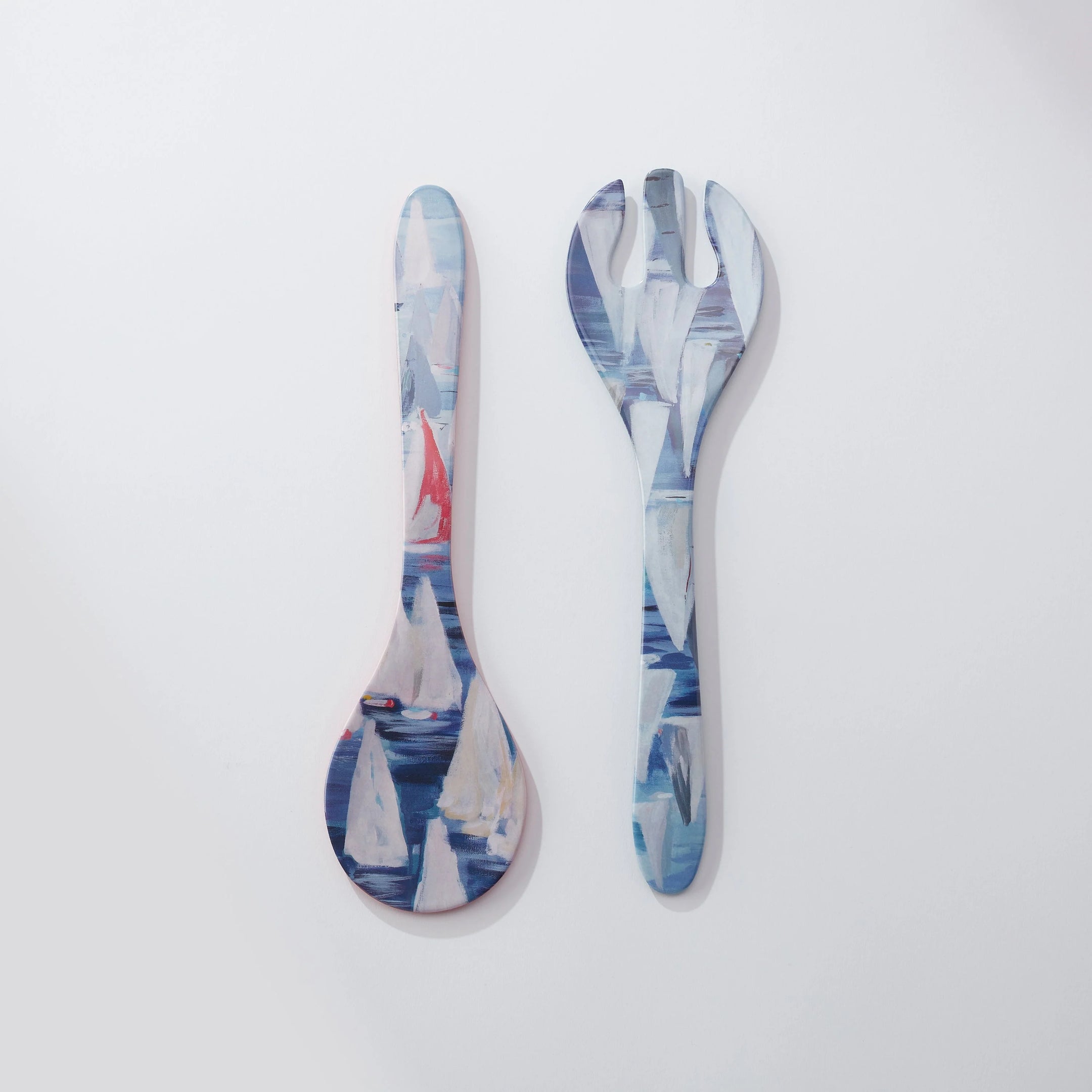 Melamine Salad Utensils - Race Day