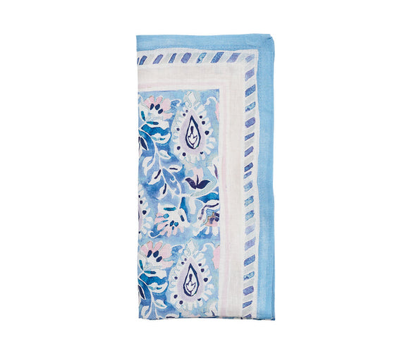 Kim Seybert Mira Napkin in Lilac & Blue