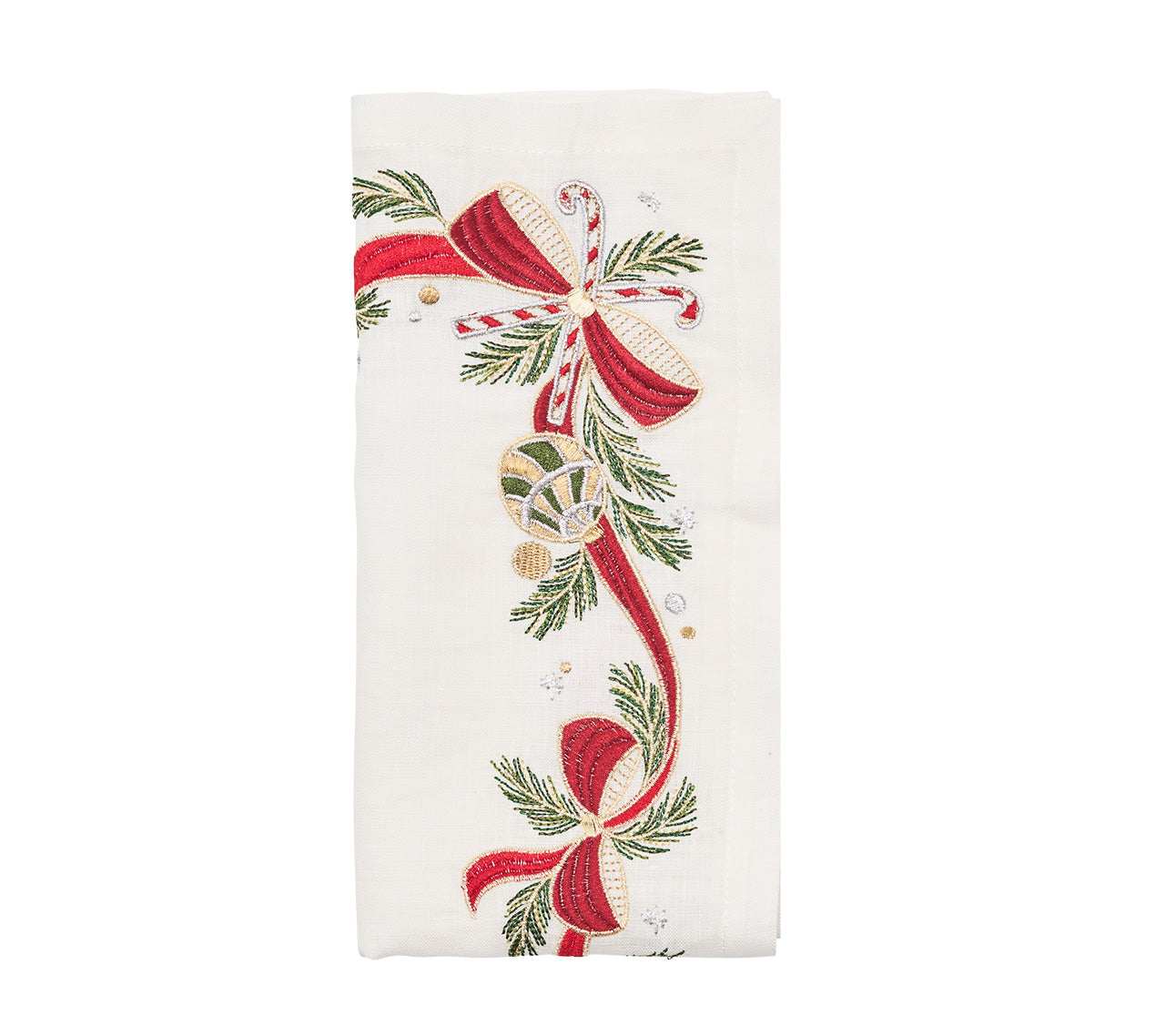 Kim Seybert Tinsel Bow Napkin