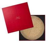BACCARAT X KIM SEYBERT Etoile Placemat in Champagne, Set of 2 in a Gift Box