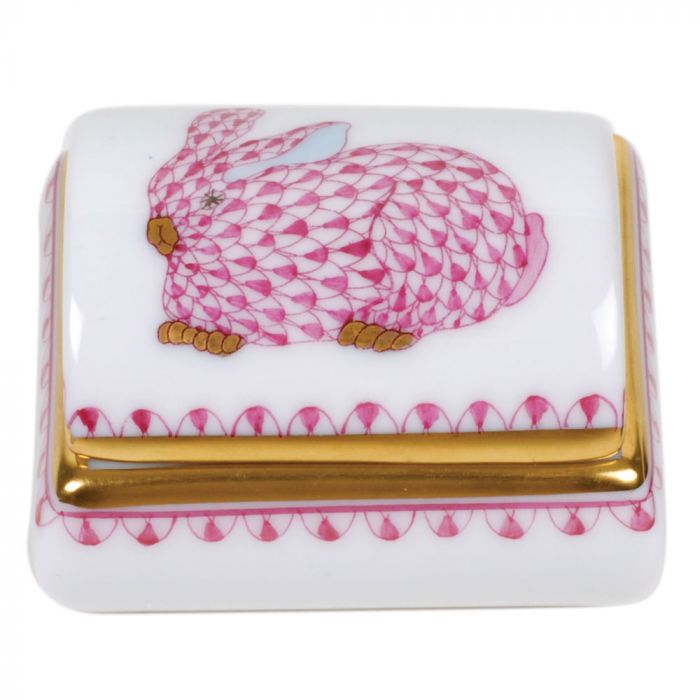 Tooth In Raspberry Herend Tooth Fairy Box, Raspberry β The Little House Shop