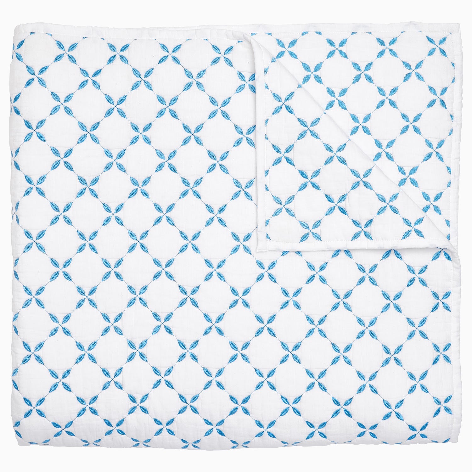 John Robshaw Layla Azure Coverlet Twin